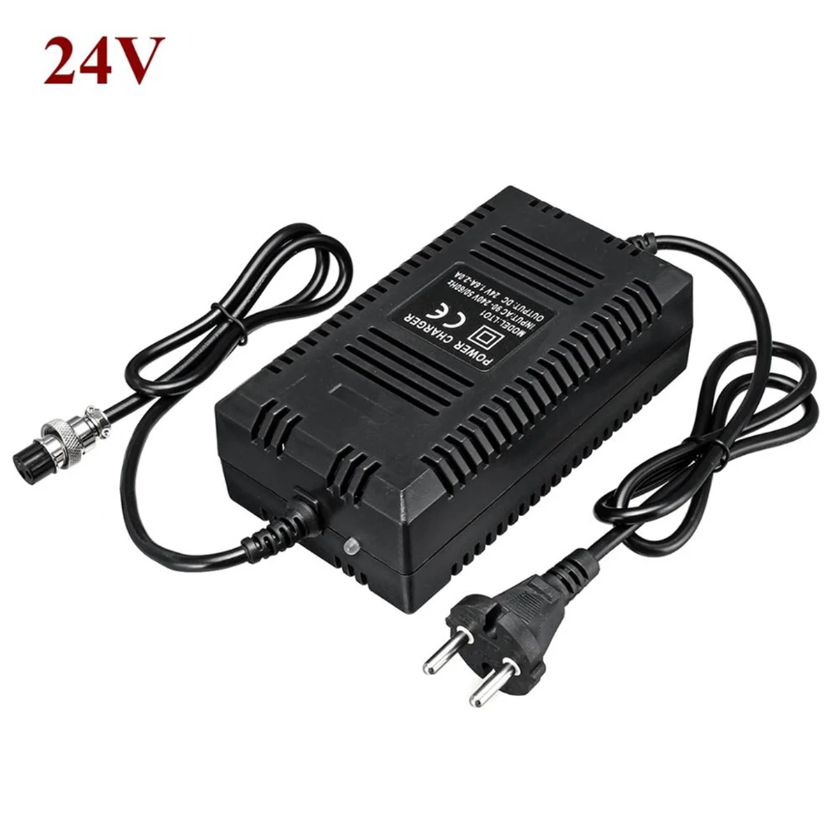 Smart Charger 24V for Lead Acid AGM Gel Battery 12AH 14AH Electric Scooter Charge Adapter 1.6A-2.0A 3 Pins XLR EU PLUG