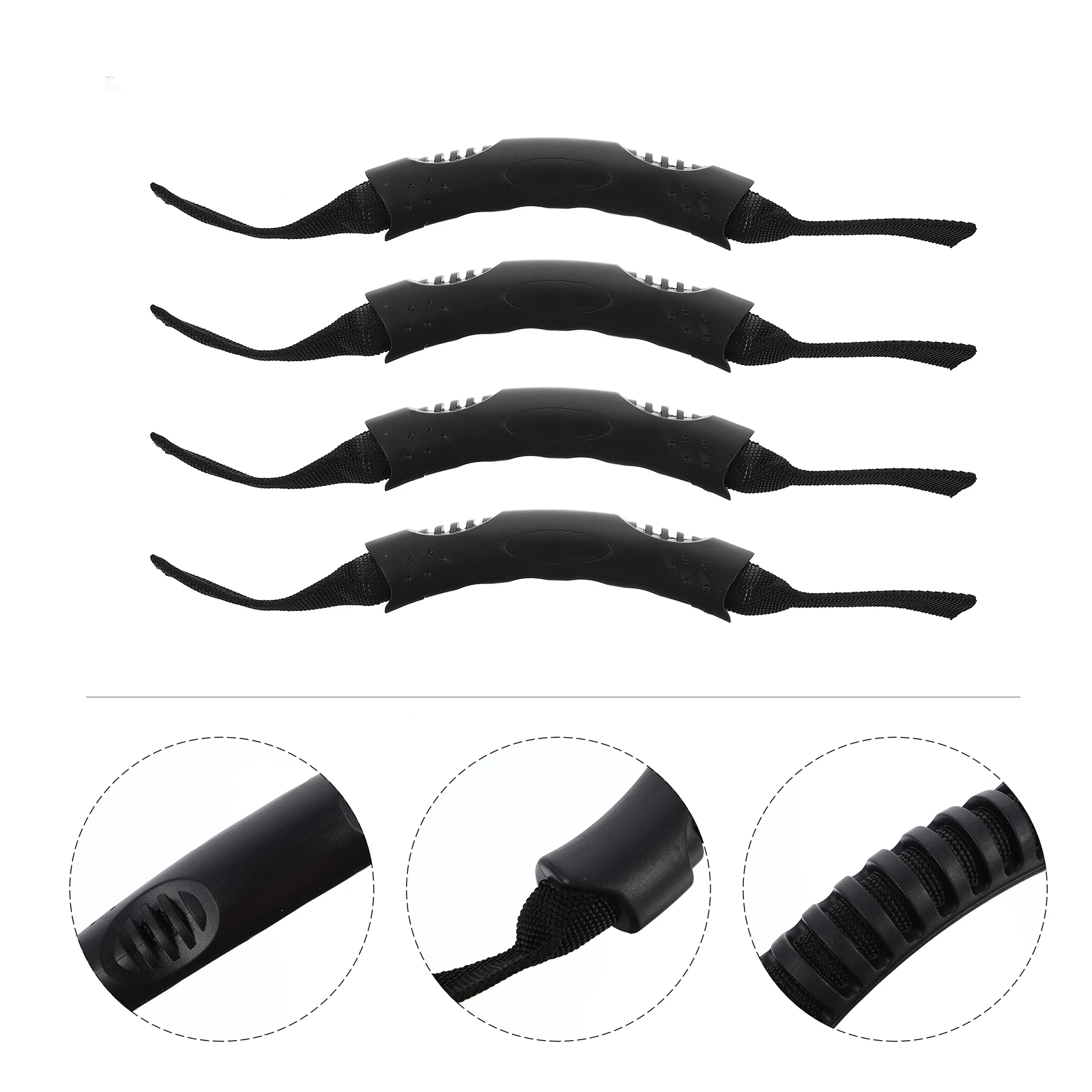 

4Pcs Kayak Pull Handles Plastic Boat Yacht Carry Replacement Handle Kit Durable Practical Accessories for Kayaks and Yachts