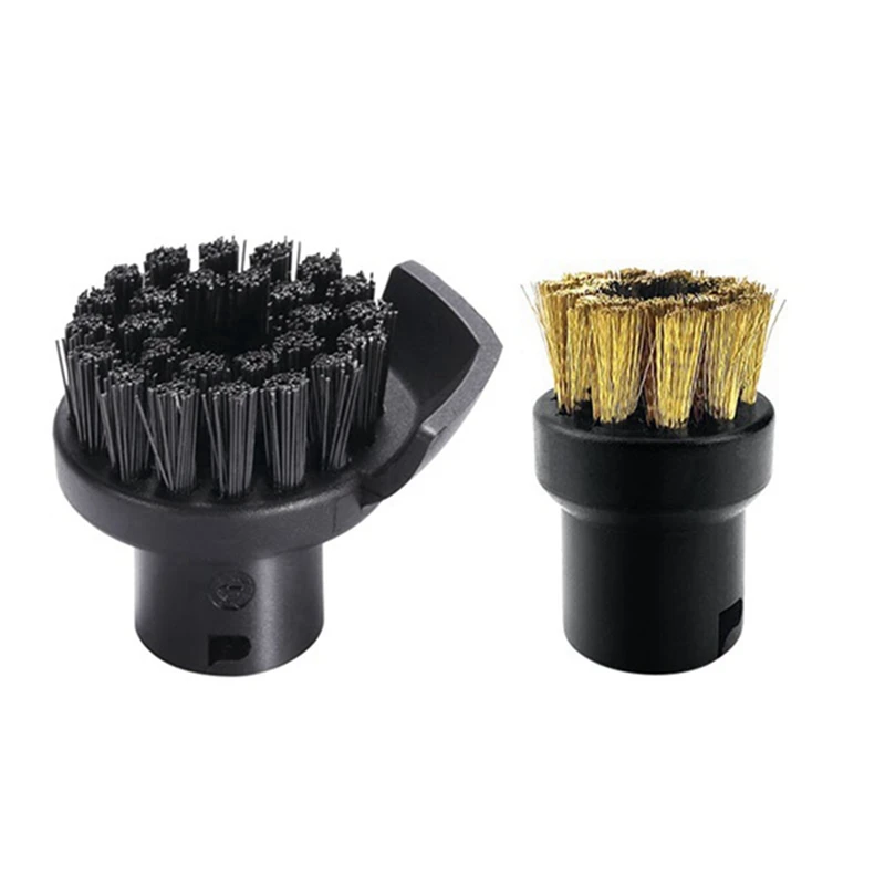 2X For Karcher SC2 SC3 SC4 SC5 CTK10 Window Nozzle Scraper Round Brush For Steam Cleaner Mirrors,Clean Slit Moistureglobal Stock