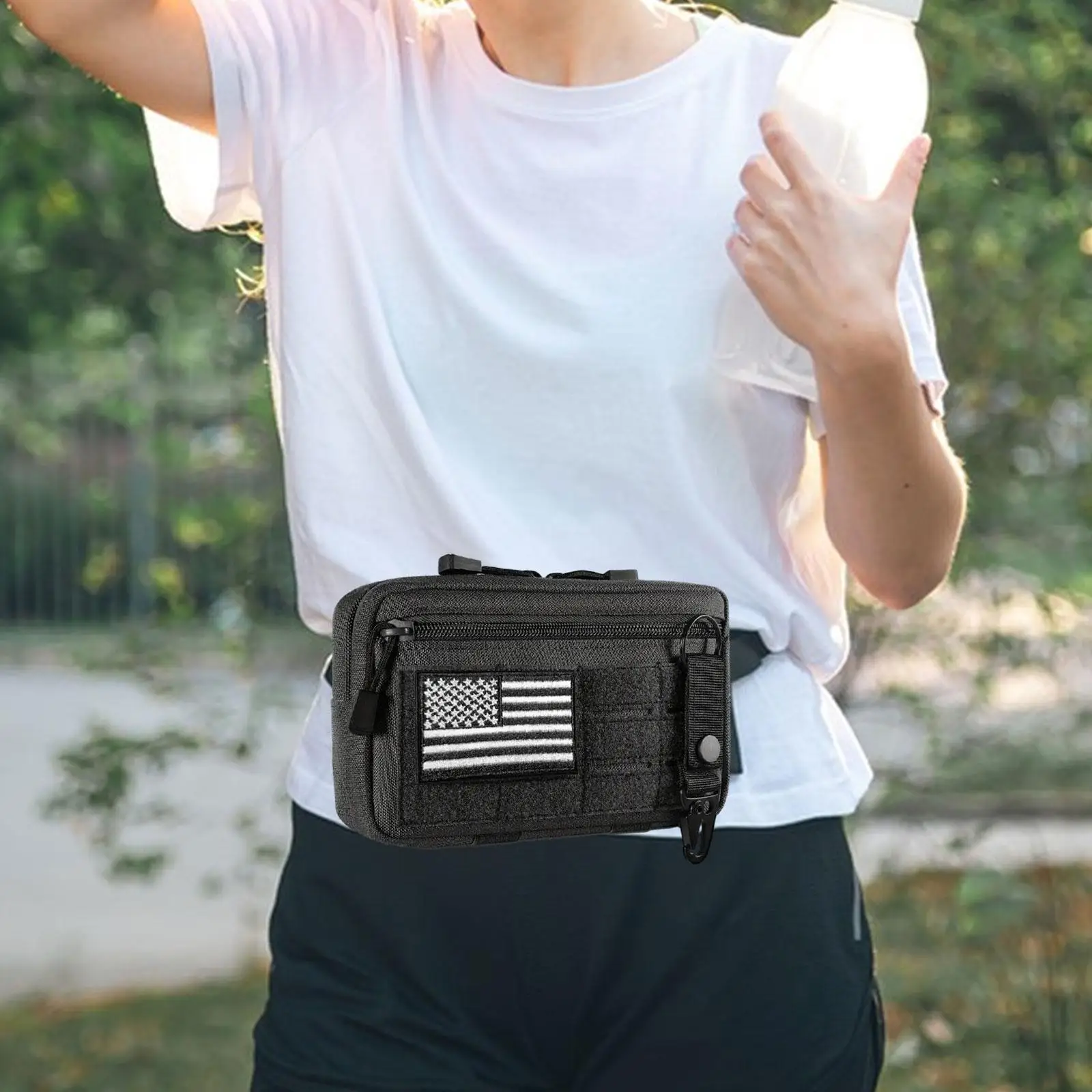 

Поясная сумка для хранения, многофункциональная поясная сумка для пеших прогулок, альпинизма, игр