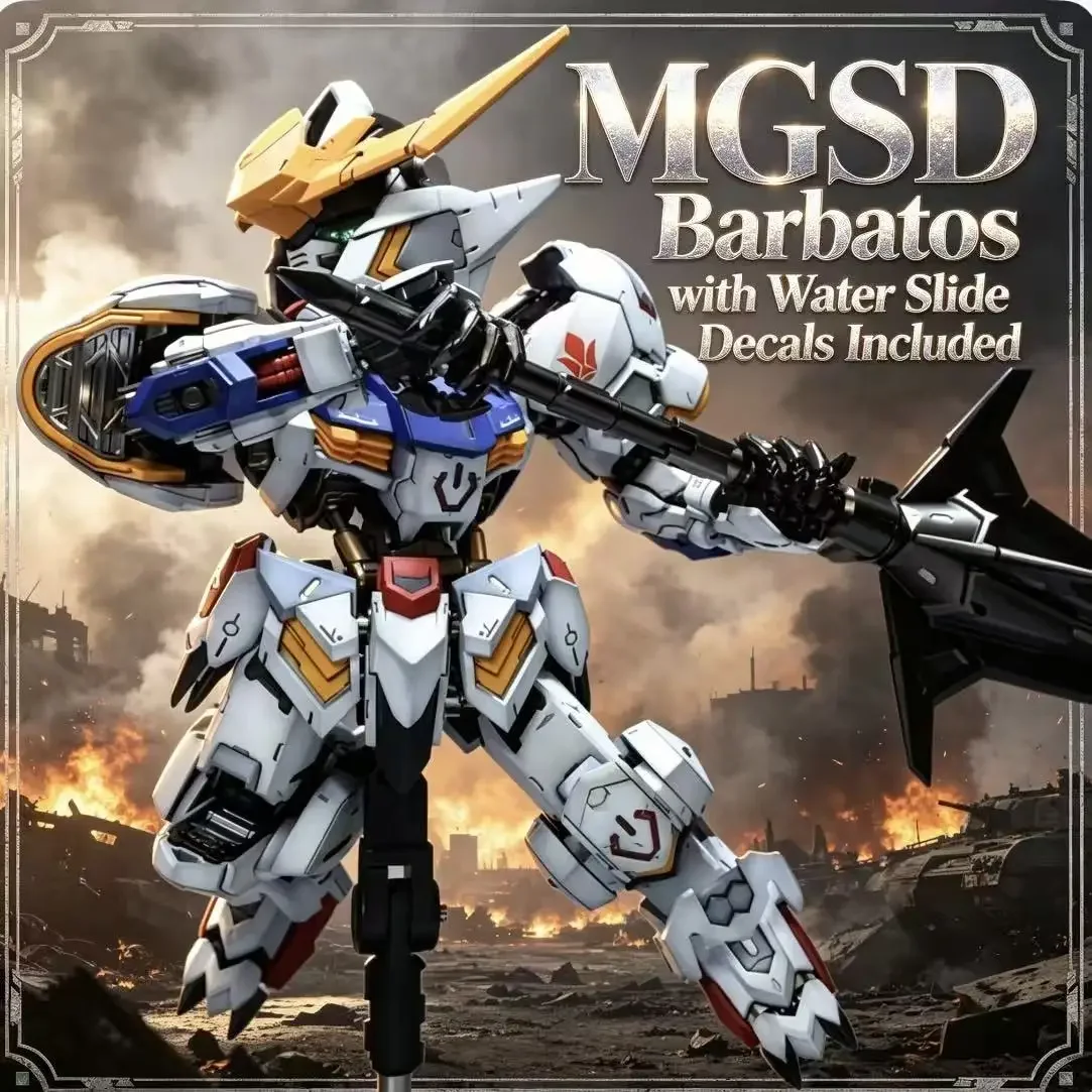 Barbatos Mgsd Assembly Model Kit Action Figures Comes With Water Decals Free Display Stand Desktop Decoration Boys Surprise Toys