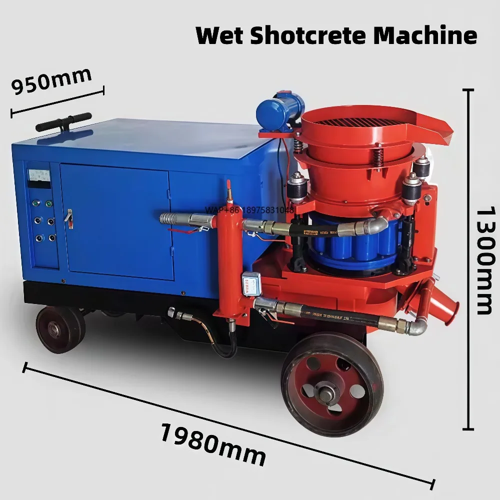 

Shotcrete Machines, Sandblasters, Spraying Machines - Spraying Equipment for Interior and Exterior Wall Construction