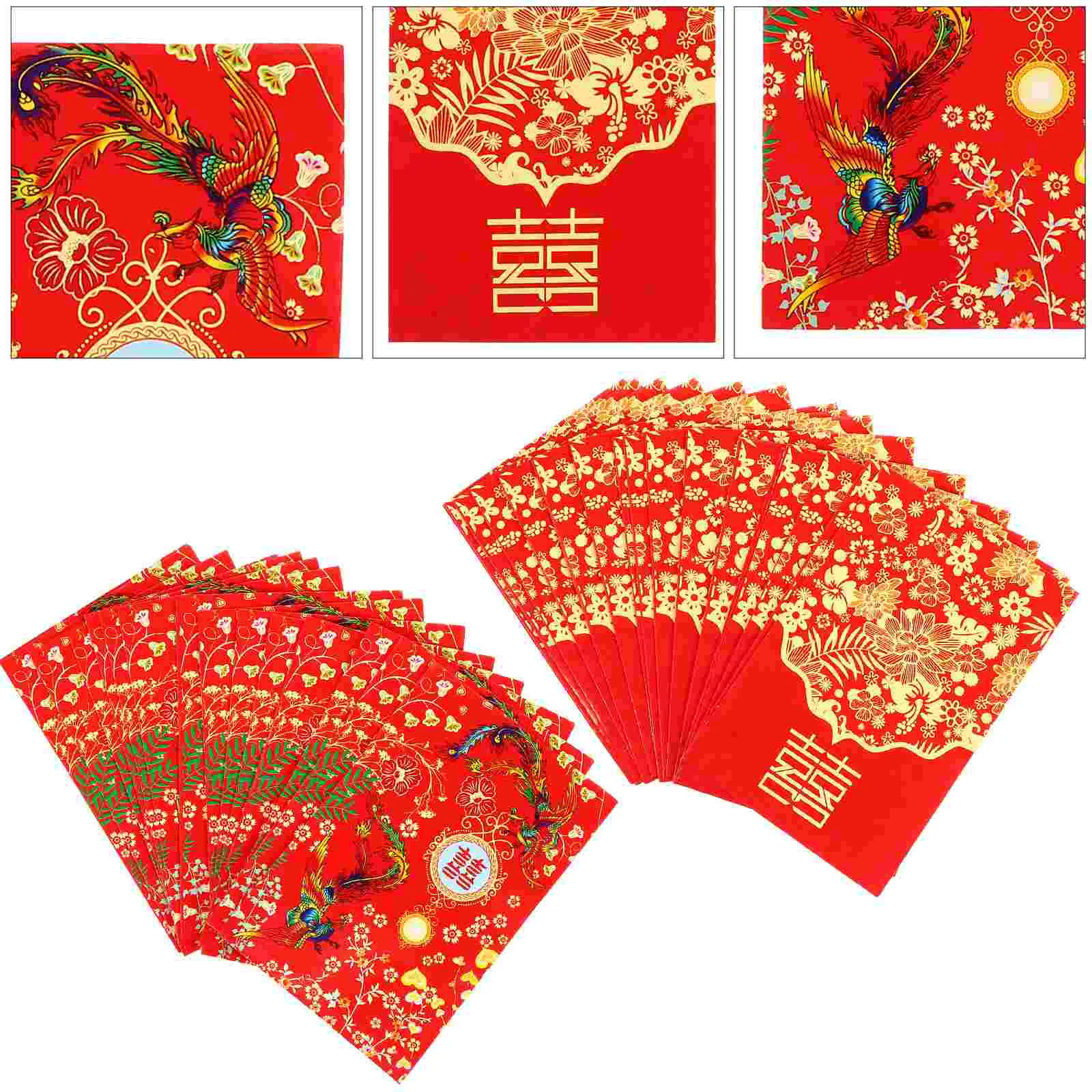 

Mini Red Envelopes Practical Coin Purses Festive Red Envelopes Crafted Red Packet Gift Money Bags Creative Money Bags Red