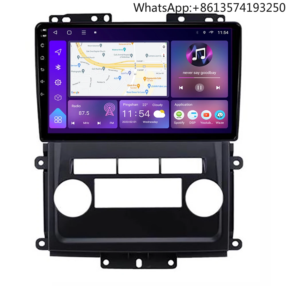 Android 13 Carplay para Nissan Frontier Xterra N50 2009-2012, Sistema Multimedia Carplay, Estéreo, GPS, Navegación, Reproductor de Video