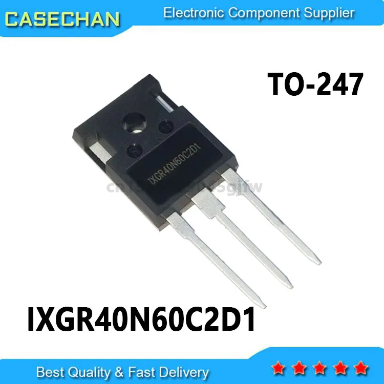 5PCS New and Original 40N60C2D1  40N60  IXGR40N60C2D1 TO-247