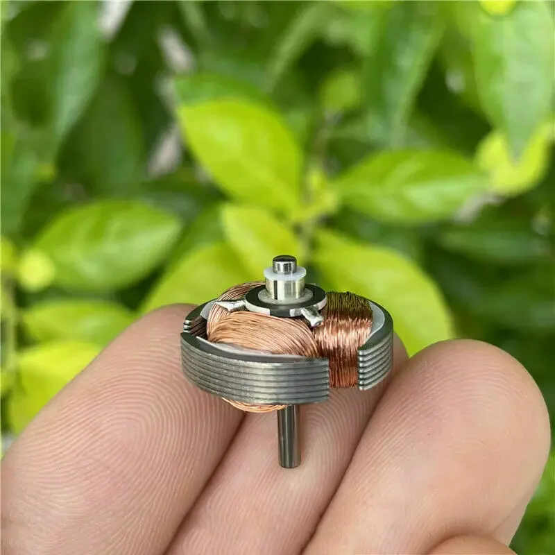 Micro JQ24-35I350F Spindle Solar Power Motor DC 1.5V-6V 7600RPM Low Noise DIY Fan Models