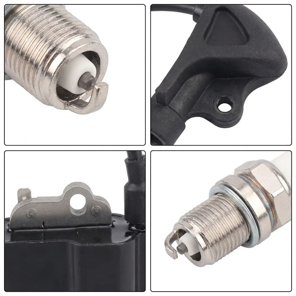 Easy Install Ignition Coil with 2 Spark Stoppers for BG56C BG86C SH56C SH86C OEM 42414001313 42414001318 42414001302