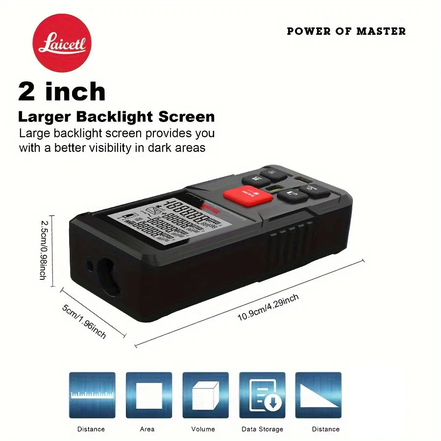 Medidor de distância a laser/medidor de longa distância e medidor de laser/100M -120M medidor de distância/telêmetro laser