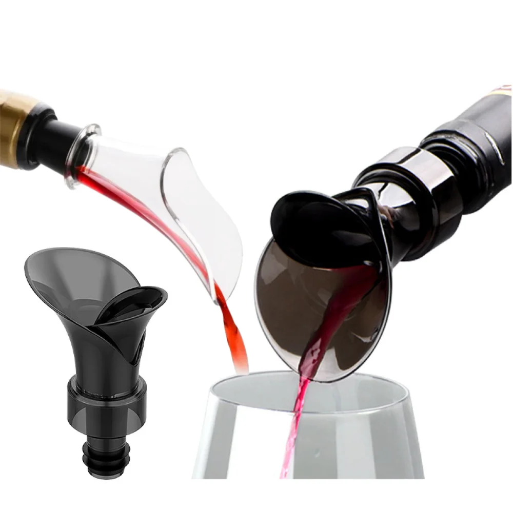 Petal Shaped Quick Wine Decanter Multi-Functional Inflator Storage Stopper Red Wine Bar Tool Creative Aerator Pourer