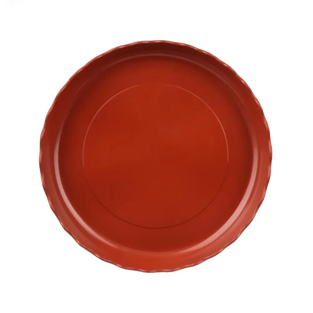 

High Quality Plastic Plant Pot Tray Wave Round Durable Drip Trays Heavy Duty Flower Tray Indoor And Out Door Plant