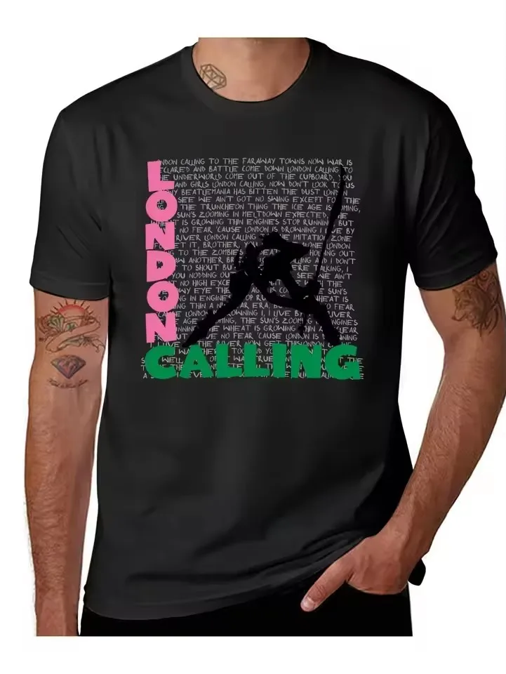 The Clash L'Appel De Londres Retro London Sounds Herren-Grafik-T-Shirt, weiche Baumwolle, Y2k Vintage Rock Streetwear Kleidung, Musik-T-Shirts – Detail 7