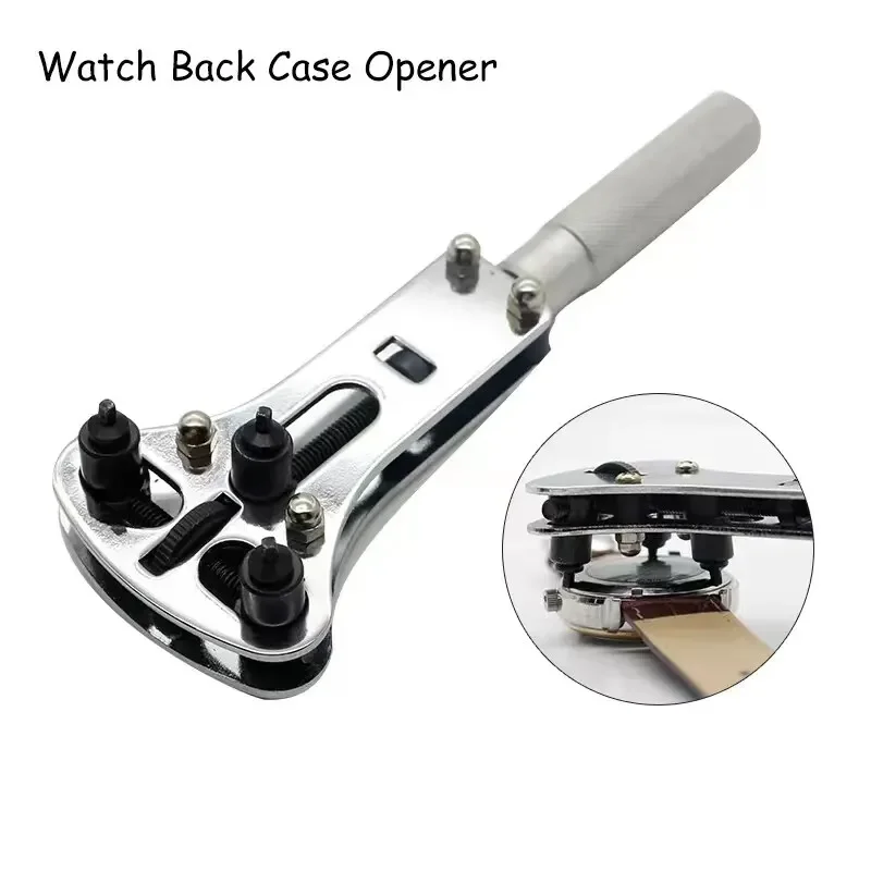 Watch Repair Tools Wrist Watch Case Opener Adjustable Screw Back Remover Wrench Repair Tool Claw Watch Repair Tools Case Opener