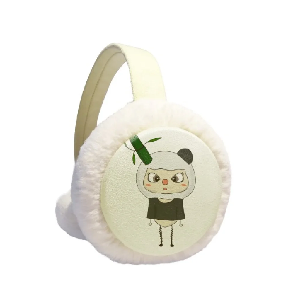 

Animal Panda Nature China UU Ear Warmer Cable Knit Furry Fleece Earmuff Outdoor