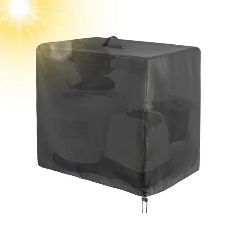 

Водонепроницаемая крышка песчаного фильтра Фильтр для бассейна Крышка песочного цилиндра 84x61x86 см Детали гидромассажных ванн 420D Ткань Оксфорд Крышка песочного фильтра