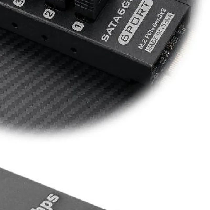 ASM1166 6 Port SATA 6Gbps PCIe 3.0 NAS Expansion Card HDD SSD Support PM Aluminum Alloy Storage Controller Adapter