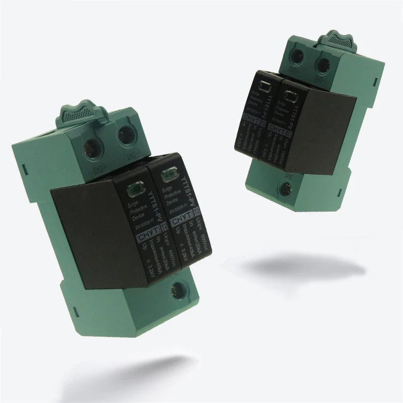 3PCS OEM Surge Protection Device 20kA-40kA 1000V Single Phase DC SPD