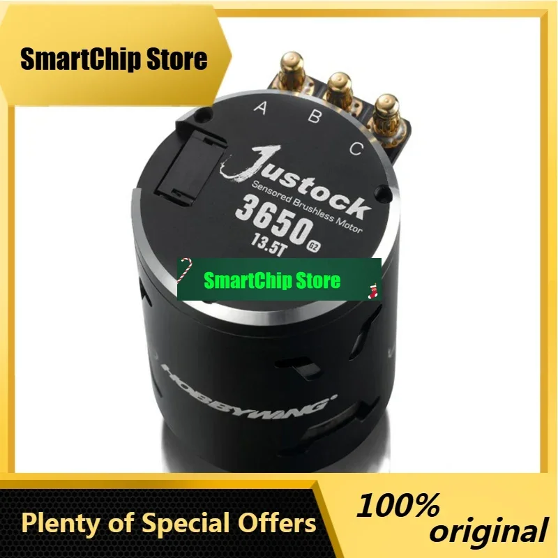 SmCpFATJAY HobbyWing XeRun JUSTOCK 3650 SD G2.1 Brushless Sensored Motor With XeRun XR10 G3 Justock 60A ESC Combo For Cars