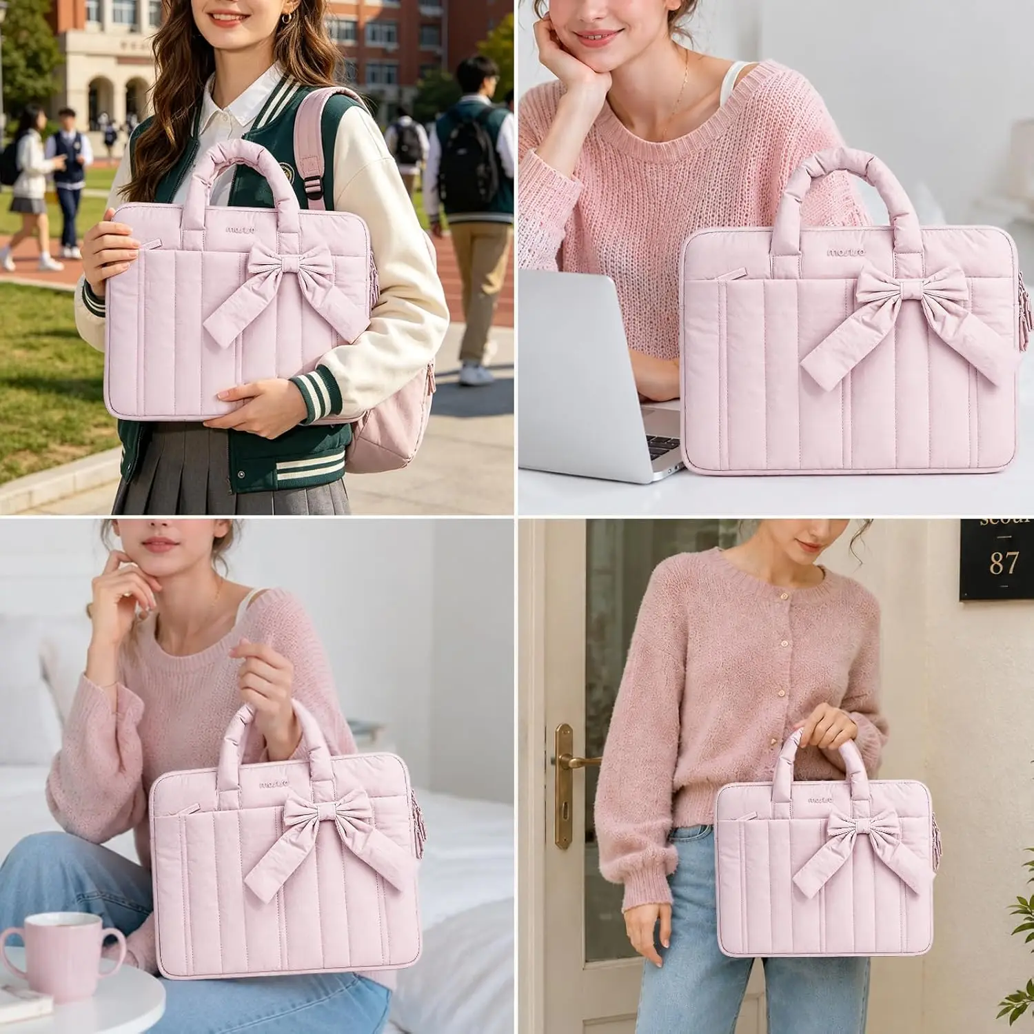 Laptop Case 13 13.3 14 15 inch Puffy Laptop Sleeve for MacBook Neo Pro Air 13.6 M5 M4 M3 M2 M1 HP Dell ASUS Lenovo Carrying Bag