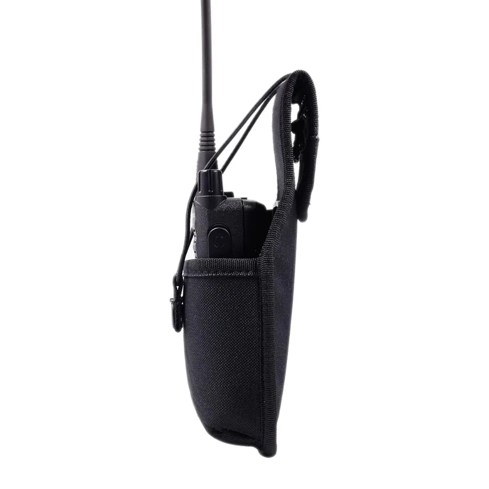 ABBREE MSC-F5 Nylon Pouch Bag Walkie Talkie Carry Case for BaoFeng UV-5R UV-32 DM-32 BF-888S TYT Quansheng Handheld Radio