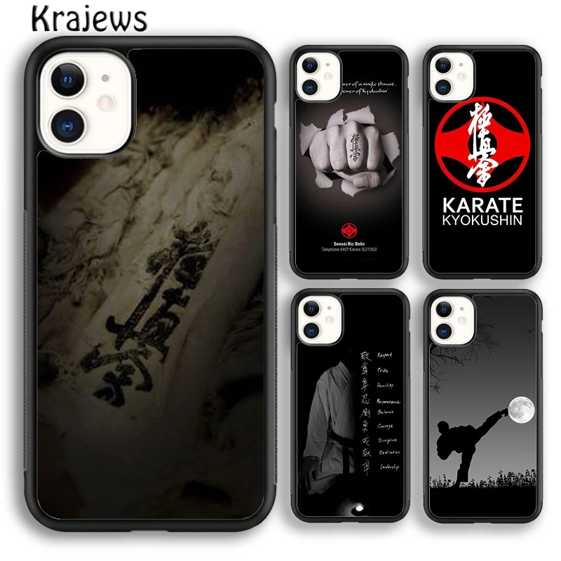 Krajews Oyama Kyokushin Karate Kung Fu Phone Case Cover For iPhone 16 15 14 plus XS XR 11 12 mini 13 pro max Fundas