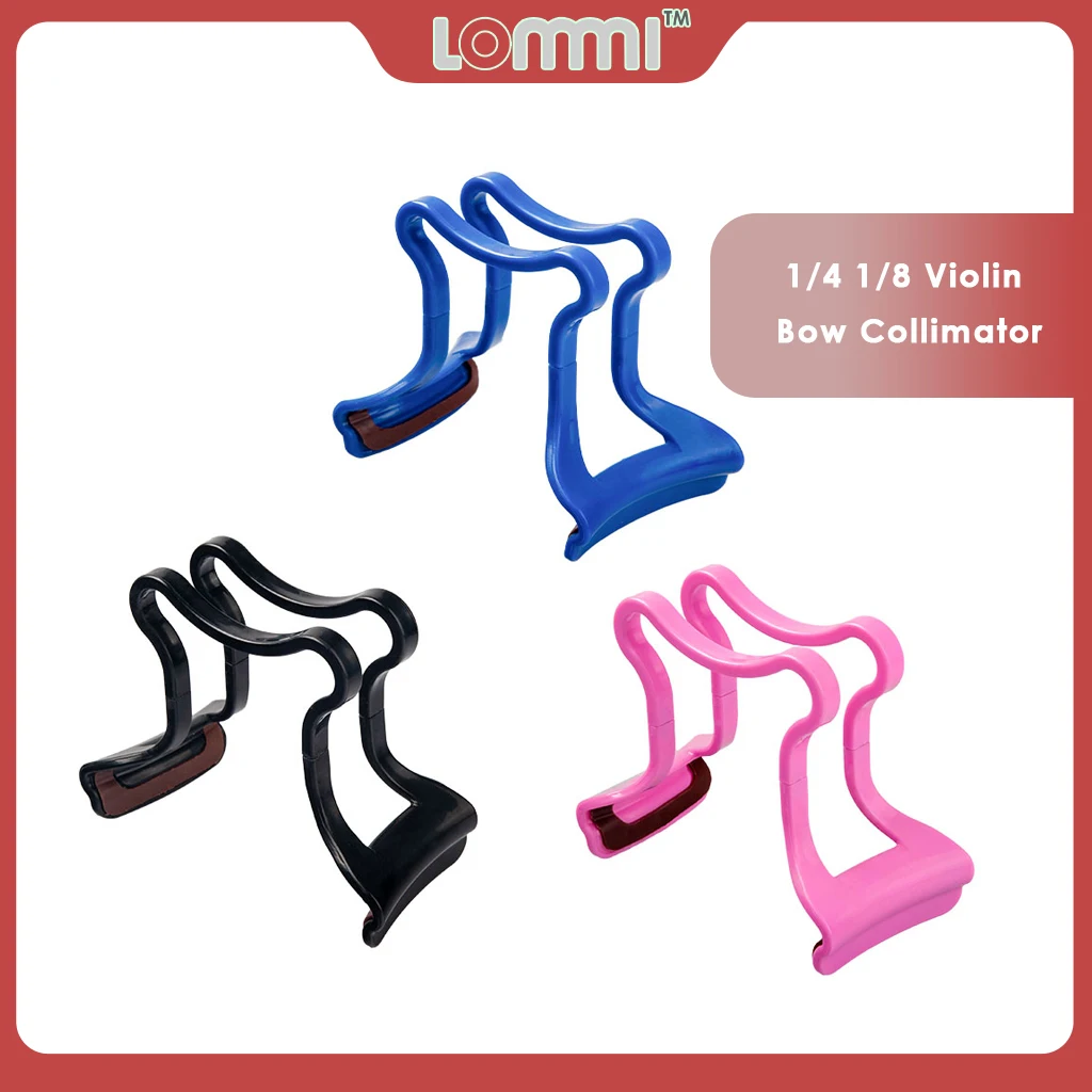 LOMMI 1/8 1/4 Violine Bogen Kollimator Begradigen Corrector Tool Violine Praxis Training Übung Anfänger Geige Lehre NEU
