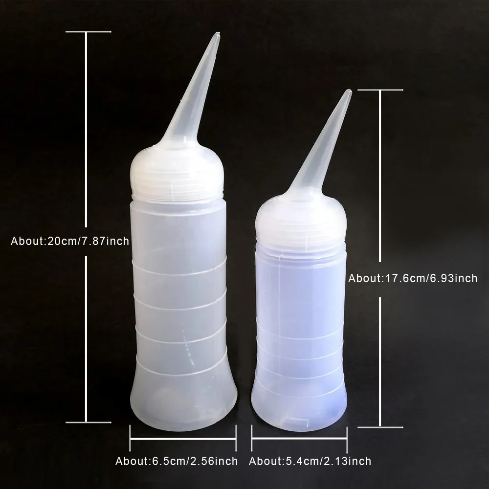 Пластиковая бутылка для сухого мытья краски волос 120/260 мл, пустая бутылка-аппликатор, аксессуары для ухода за волосами