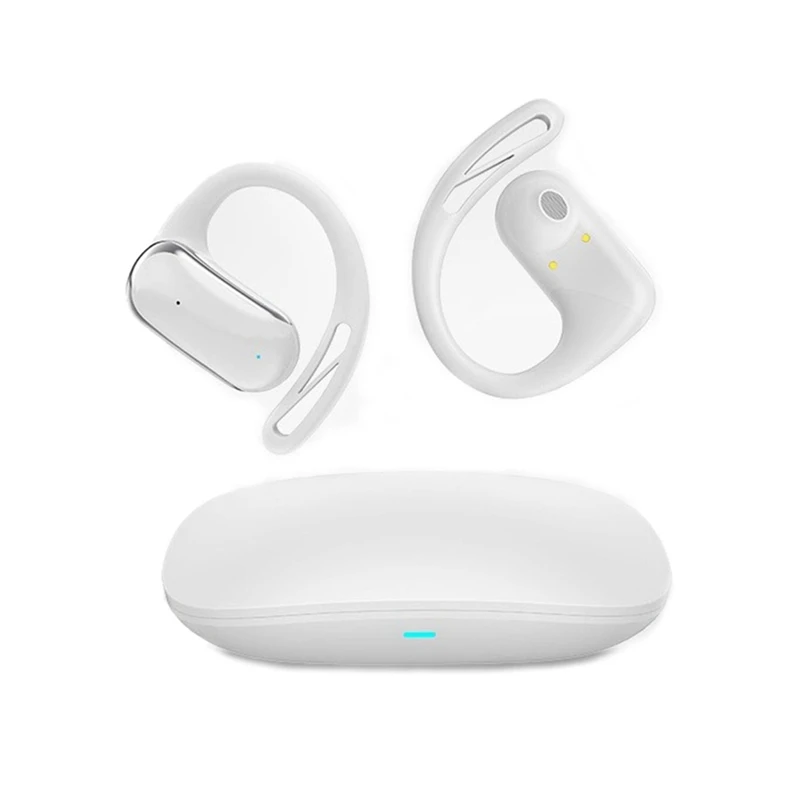 

Bluetooth-гарнитура для перевода, научная гарнитура для открытого перевода, гарнитура для перевода 144 языка, белая-A79U