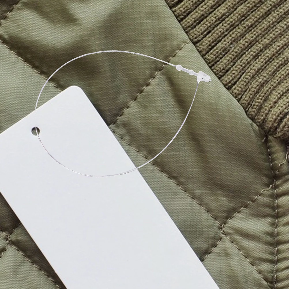 5000 Pcs Tag Thread Glue Needle Clothing Labels Hanging Rope Tie Ropes Plastic Price Locks Garment Craft Showing Fastener