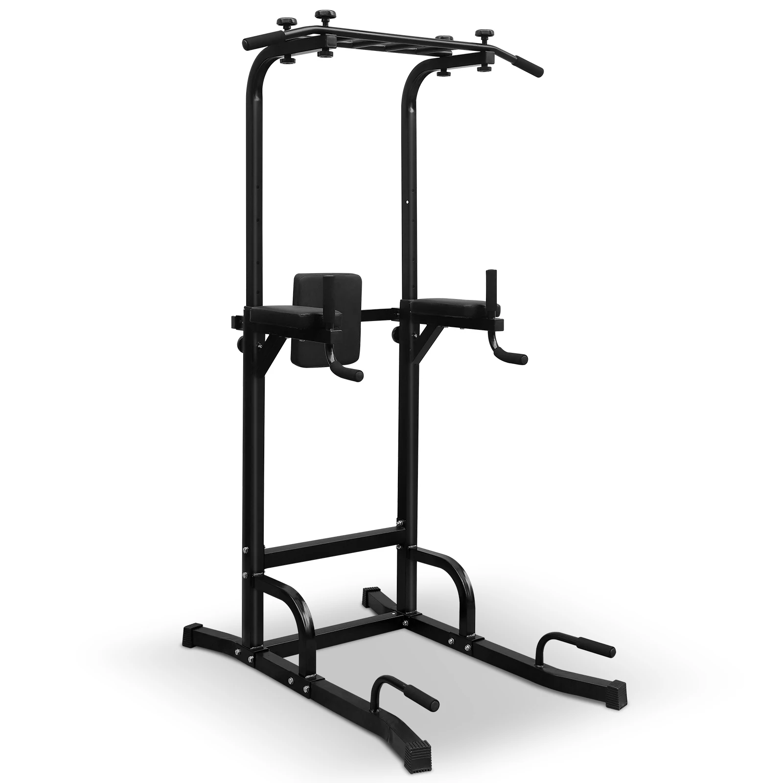 Jugacool Power Tower Dip Station Pull Up Bar Multifunktions Power Tower Push Up Workout Bauchübung für Heim-Fitnessstudio Krafttraining