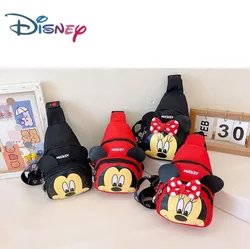 2024 New Disney Fashion Mickey Cartoon Single Shoulder Crossbody Bag for Boys and Girls Cute Girls Coin Crossbody Bag