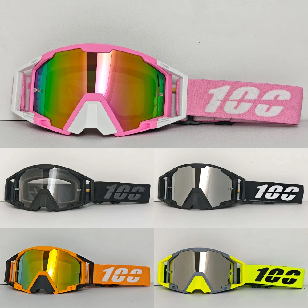 

100 All Day Skiing Glasses High Definition Lenses Windproof Sandproof Fashion Unisex Design for Snow Mountain Outdoor Sports