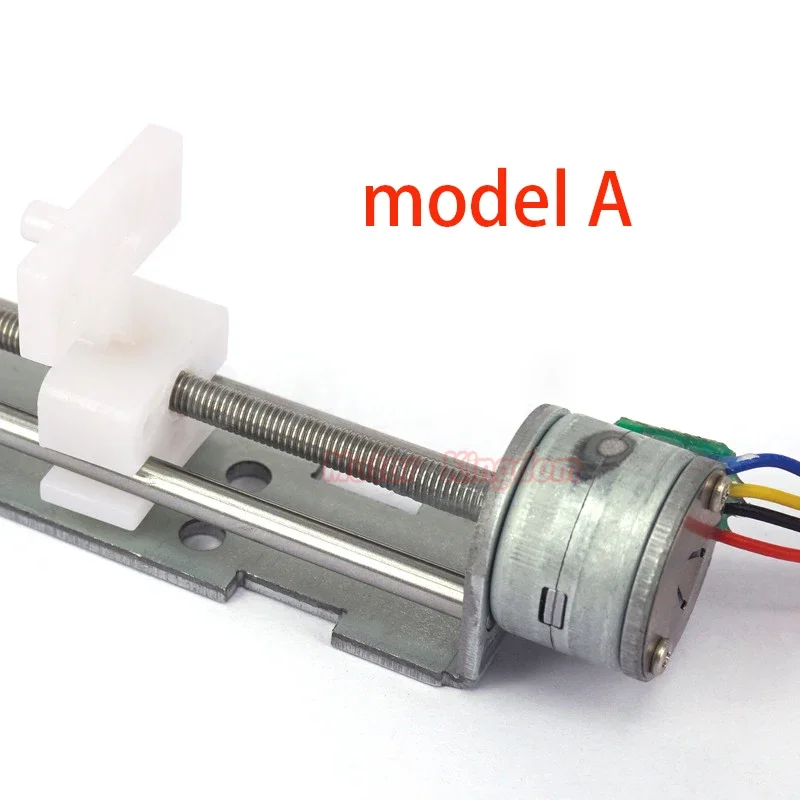 1PC Long Stroke DC 5V 2-phase 4-wire Stepper Motor Precision 90mm Micro  Linear Actuator  DIY Laser Printer Engraving machine
