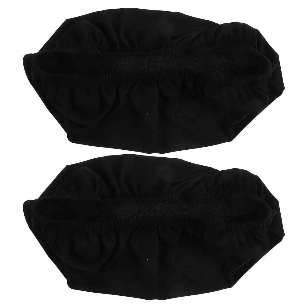

2Pcs Black Toilet Tank Lid Cover Washable Stretchable Spandex Bathroom Protector Soft Universal Toilet Tank Lid Replacement