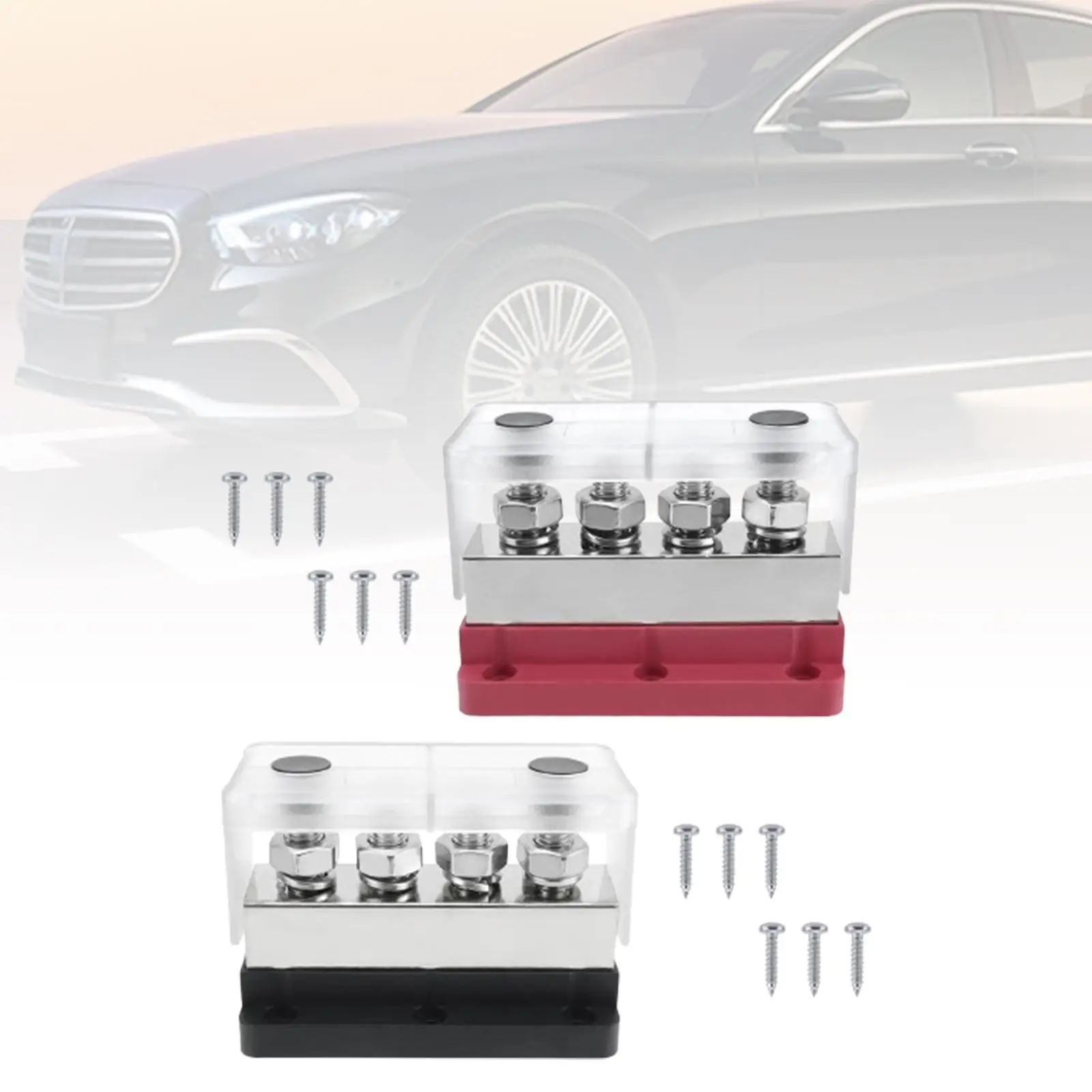 Rvs 600A حافلة بار 4 ترصيع كتلة توزيع موصل الطاقة القابلة للاستعمال على كتلة توزيع الطاقة المقاومة المنخفضة #3