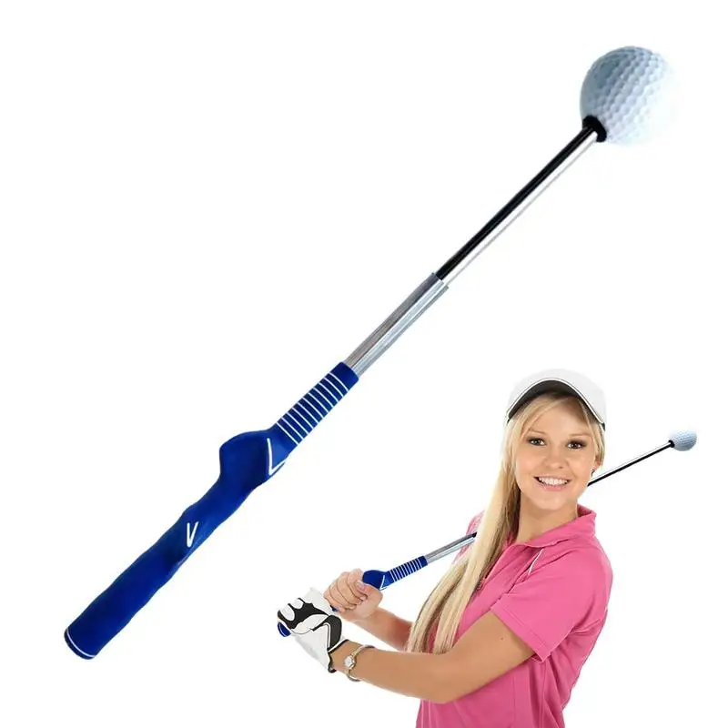 Telescopic Training Stick For Golfers Golf Swing Practice Stick Aid Hand Shape Posture Corrector Training Sticks Golf Exercise