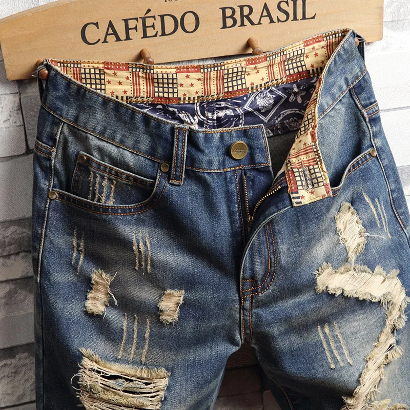 Ripped Hip-hop Denim Shorts Me – обзор и цена Street Fashion Art