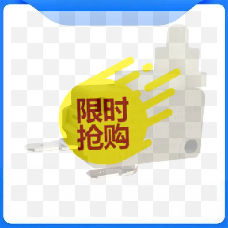 【BA】KW3A Self-locking Micro Switch, 16A White Push Button Switch, Dedicated Button Switch For Washing Equipment