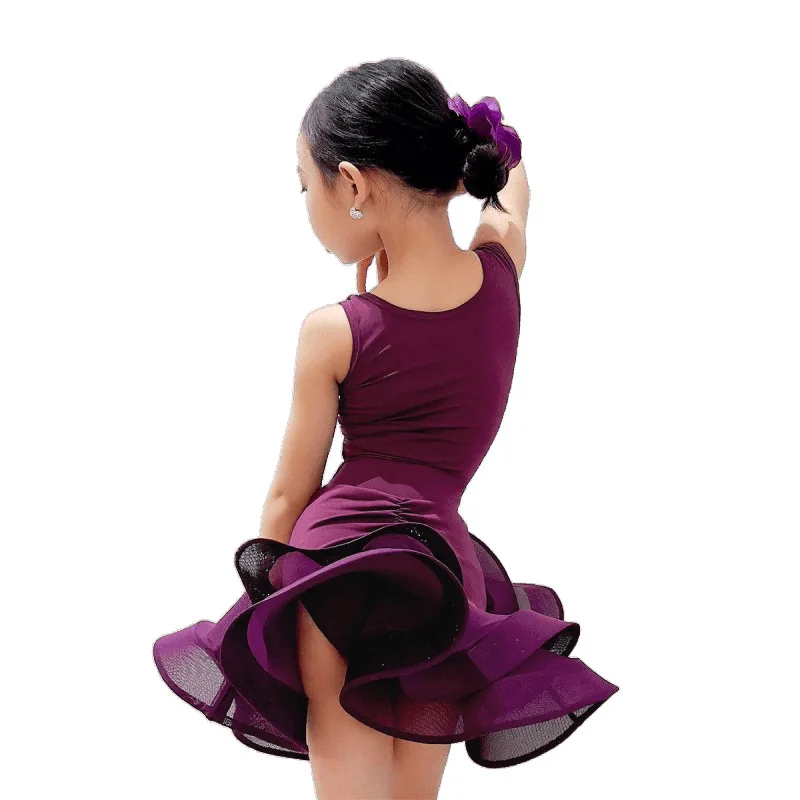 Nieuwe Latin Dance Oefenkleding Latin Dance Kleding Meisjes High-end Oefenkleding