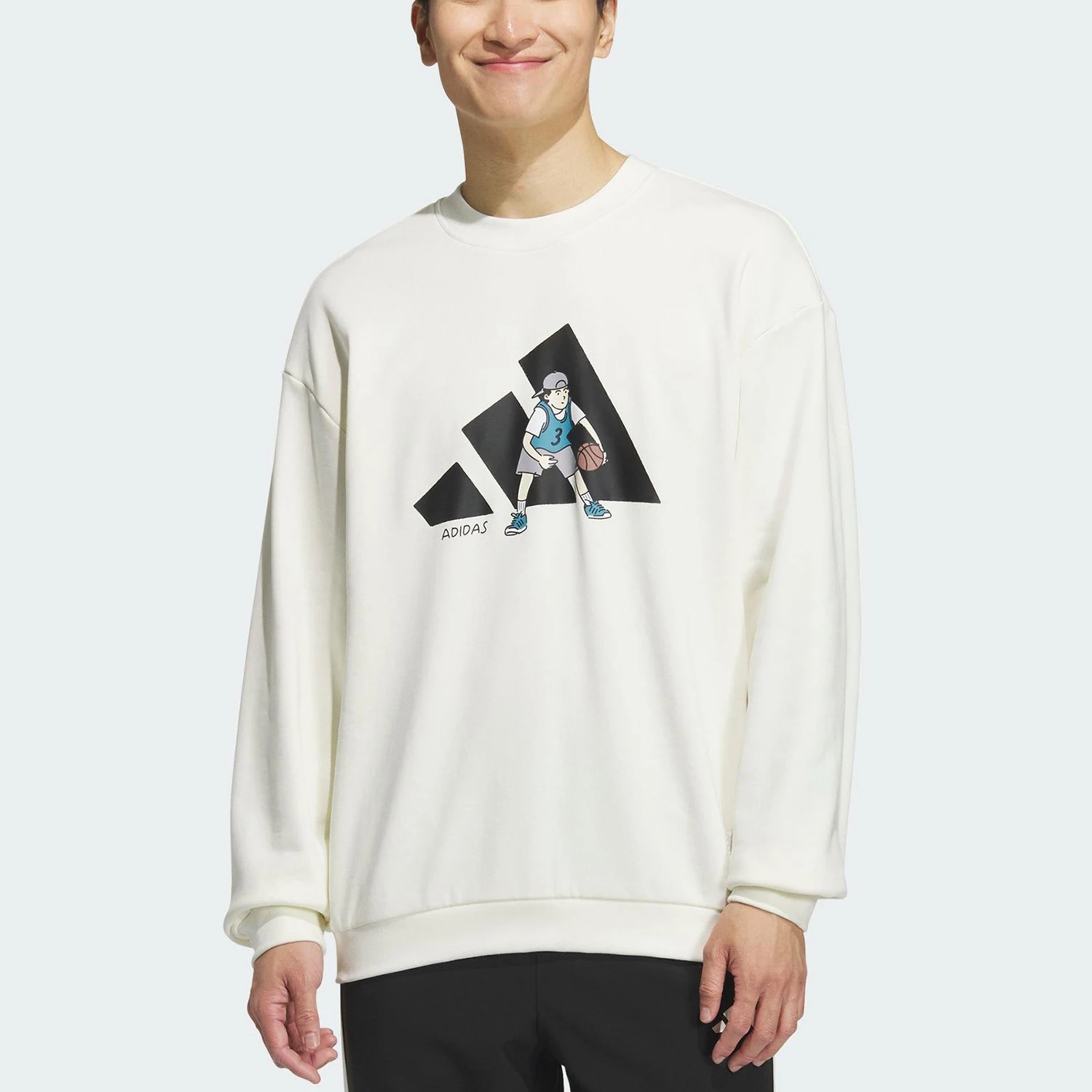 

Оригинальная осенняя мужская спортивная повседневная толстовка Adidas KC2874