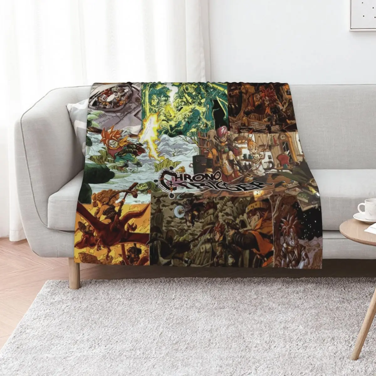 

Chrono Trigger Throw Blanket Luxury Brand Stuffeds sofa bed Soft Plush Plaid Blankets