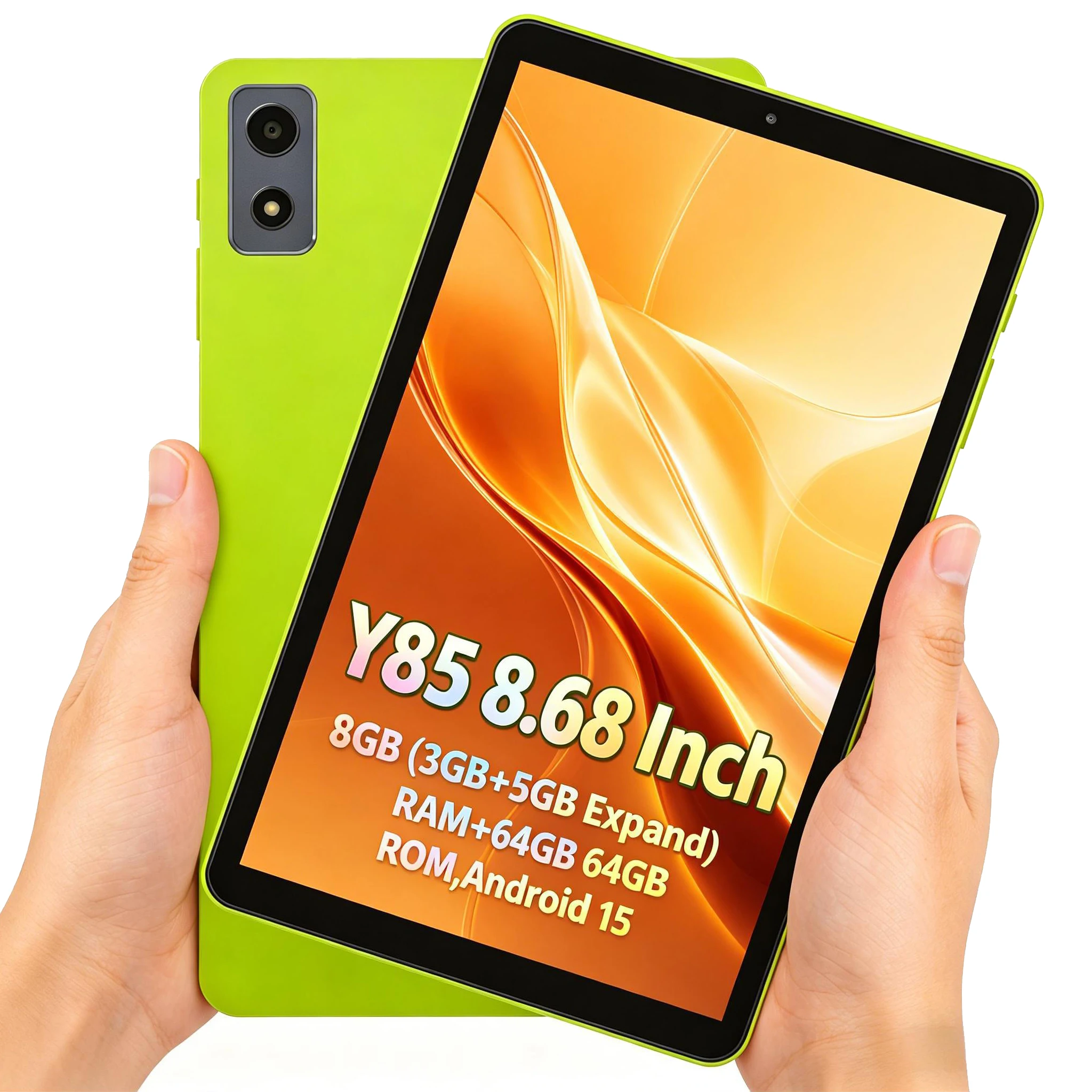 Paitanry Y85 Tablet Android 15 8 7 inch 8GB RAM 64GB ROM Quad Core 5000mAh WiFi Bluetooth Touch Screen Portable WiFI 6 Tablet