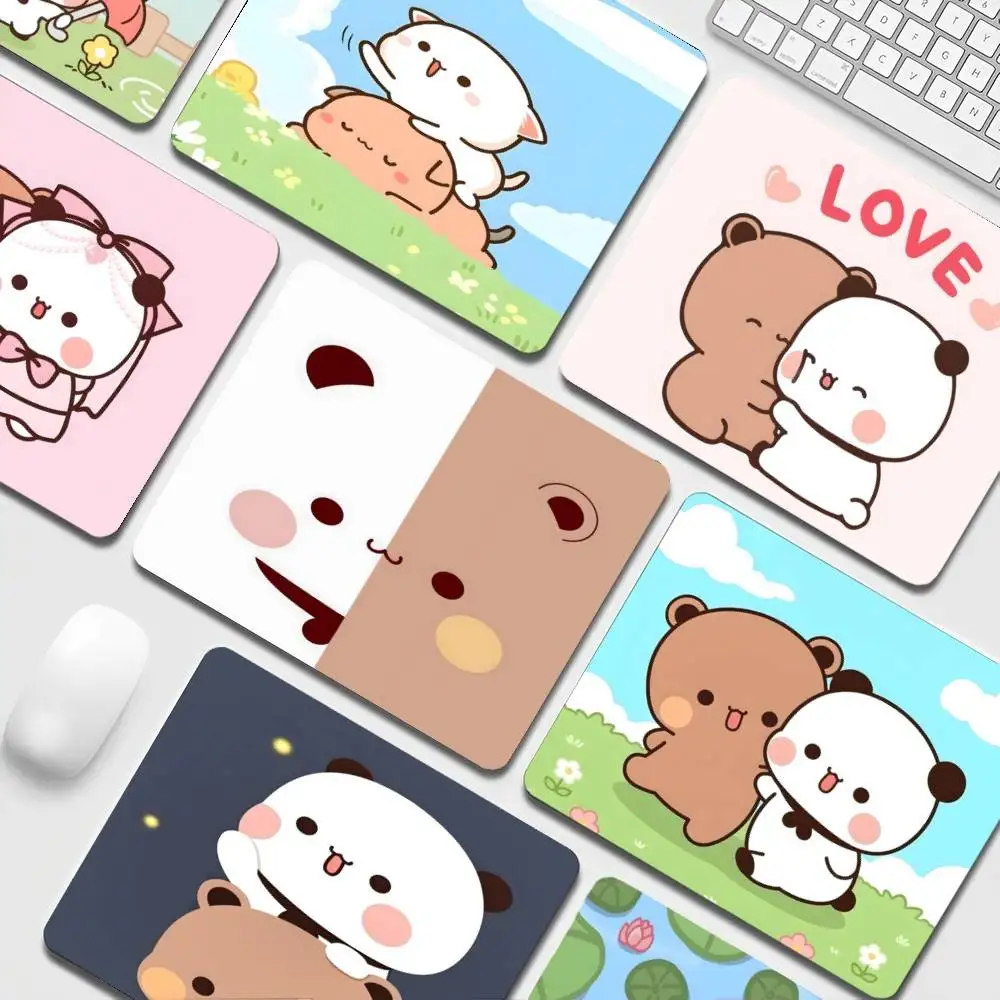 

Медведь мультфильм Kawaii D-Dudu B-Bubu анимация мультфильм аниме игровой коврик для мыши коврики для клавиатуры и мыши гладкие коврики для письменного стола компании