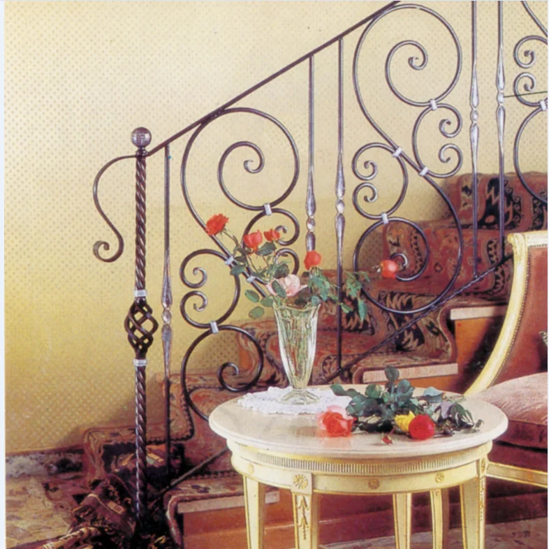 맞춤형 금속 난간 아연 도금 강철 금속 난간