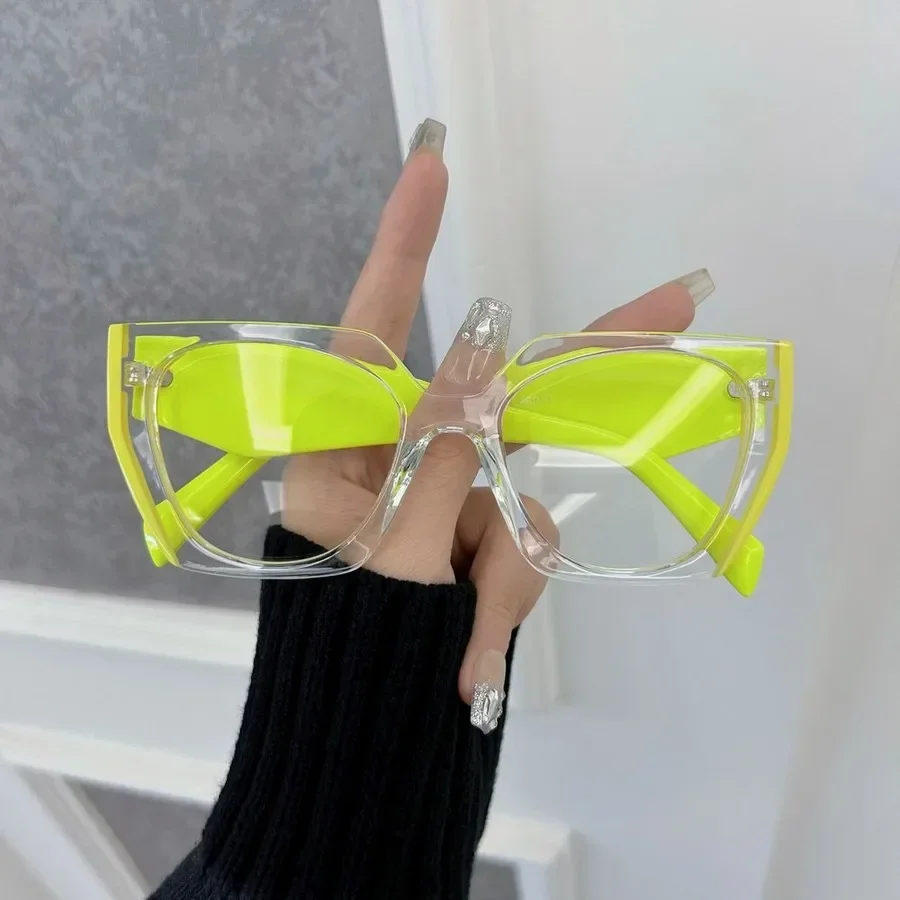 Montures de lunettes carrées transparentes pour hommes et femmes, mode, clair, marque, designer, optique, mignon, Oculos