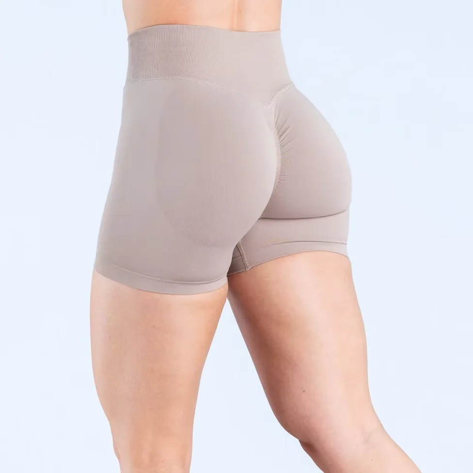 BLAZEMOVE Pantaloncini dinamici Palestra Fitness Allenamento Abbigliamento Pilates Pantaloncini sportivi Vita alta Senza cuciture Pantaloni in tre parti Pantaloncini da yoga