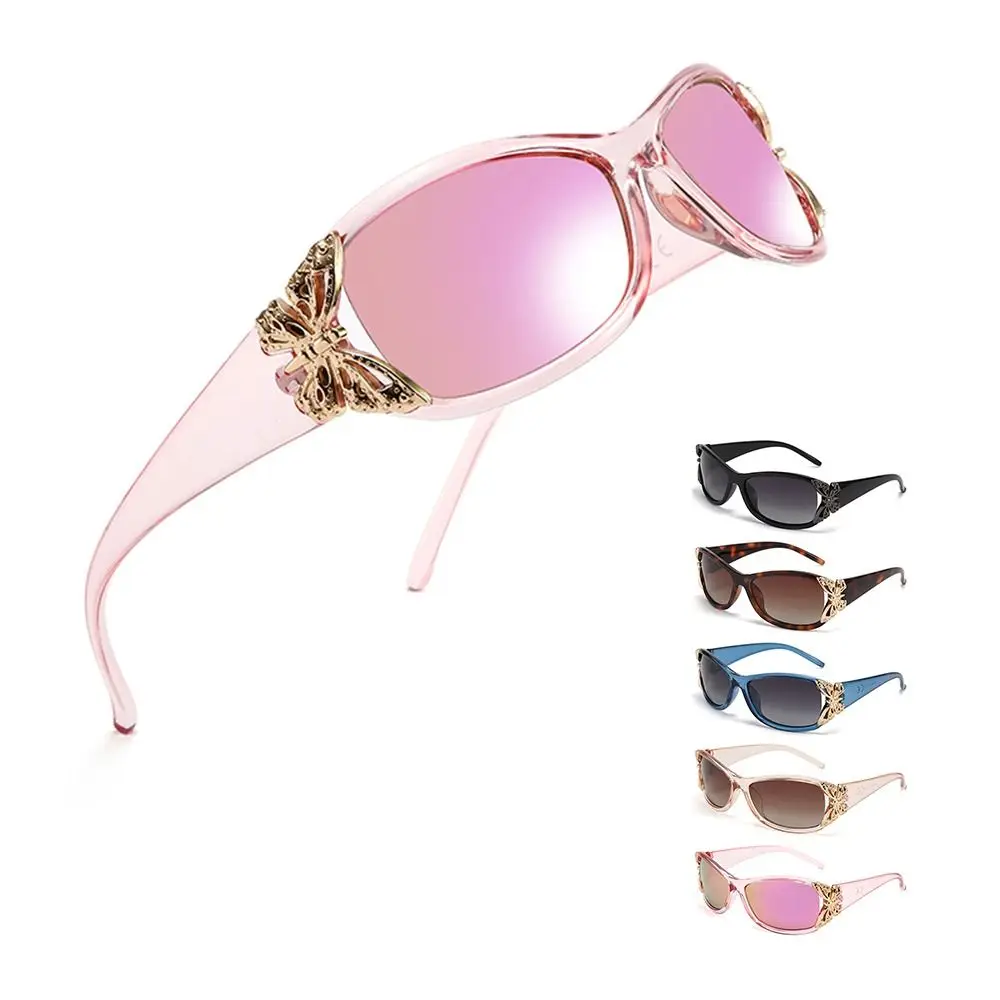 

Futuristic Wrap Around Polarized Sunglasses Butterfly Design UV400 Protection Sports Sun Glasses Y2K Shades for Driving Fishing