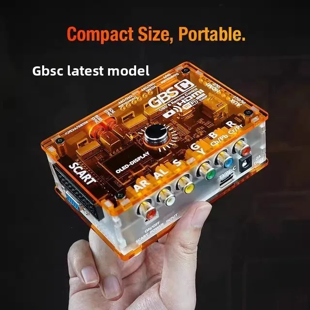 

GBSC Mini Converter RGBS to HDMI or VGA, Color Difference to HDMI or VGA Signal Conversion Game Accessories