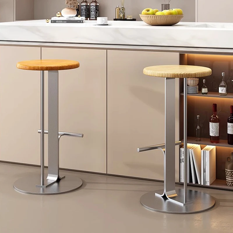 Silla De Bar De estilo nórdico Para cocina, Mueble De diseño De lujo Para decoración del hogar, mostrador europeo moderno