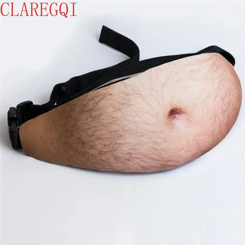 Hot Abstract Creative Sports Belly Hair Belt Bag Large Capacity Can Be Reused Gym Bags Big Belly Beer Belly Sachet Bags