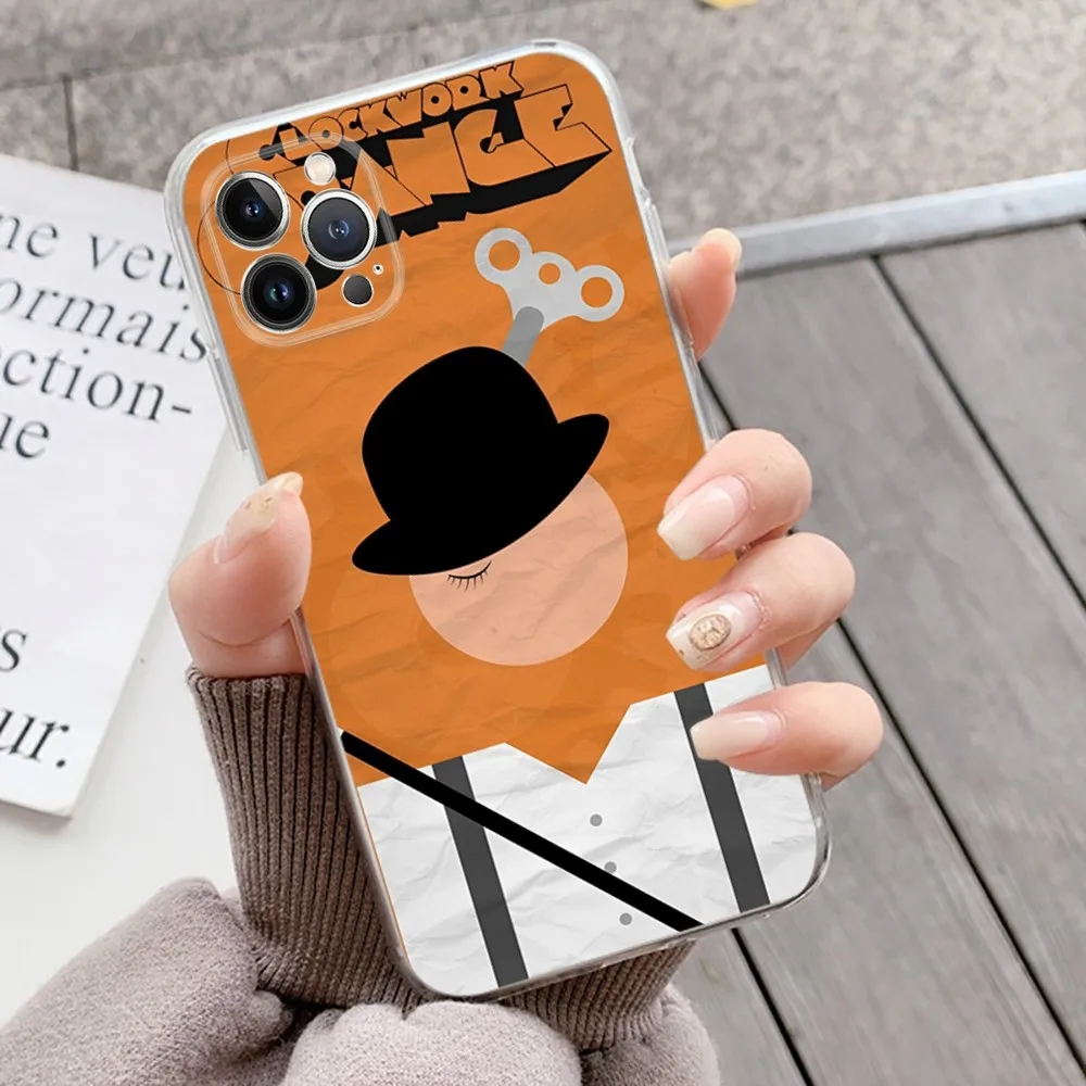 A Clockwork Orange Mousepad Silicone Soft for iphone 15 14 13 12 11 Pro Mini XS MAX 8 7 6 Plus X XS XR Cover